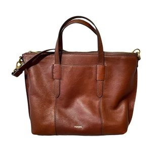 Fossil Leather Handbag